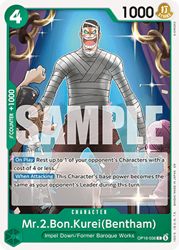 Mr.2.Bon.Kurei(Bentham) (OP16-036) - The Time of Battle (Common) [OP16-036] - Cards Beyond