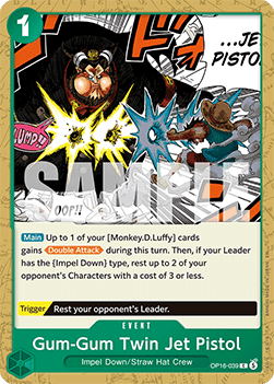Gum-Gum Twin Jet Pistol (OP16-039) - The Time of Battle (Common) [OP16-039] - Cards Beyond