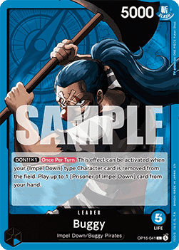 Buggy (OP16-041) (V.1) - The Time of Battle (Leader) [OP16-041] - Cards Beyond