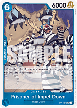 Prisoner of Impel Down (OP16-042) - The Time of Battle (Rare) [OP16-042] - Cards Beyond