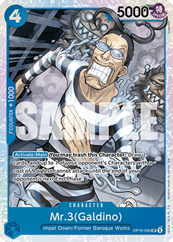 Mr.3(Galdino) (OP16-056) (V.1) - The Time of Battle (Super Rare) [OP16-056] - Cards Beyond