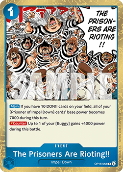 The Prisoners Are Rioting!! (OP16-058) - The Time of Battle (Rare) [OP16-058] - Cards Beyond