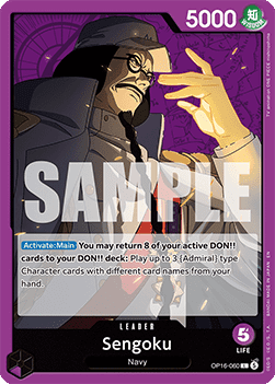 Sengoku (OP16-060) (V.1) - The Time of Battle (Leader) [OP16-060] - Cards Beyond