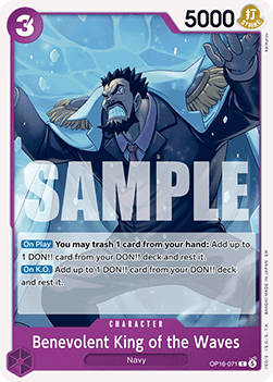 Benevolent King of the Waves (OP16-071) - The Time of Battle (Common) [OP16-071] - Cards Beyond