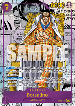 Borsalino (OP16-073) (V.3) - The Time of Battle (Manga Rare) [OP16-073] - Cards Beyond