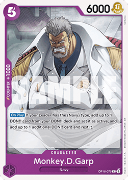 Monkey.D.Garp (OP16-075) - The Time of Battle (Common) [OP16-075] - Cards Beyond