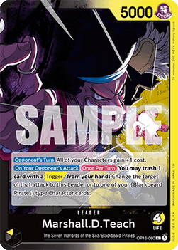 Marshall.D.Teach (OP16-080) (V.1) - The Time of Battle (Leader) [OP16-080] - Cards Beyond