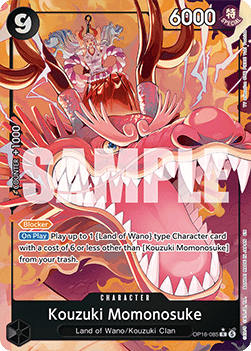 Kouzuki Momonosuke (OP16-085) (V.2) - The Time of Battle (Alternate Art) [OP16-085] - Cards Beyond