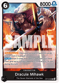 Dracule Mihawk (OP16-089) - The Time of Battle (Common) [OP16-089] - Cards Beyond