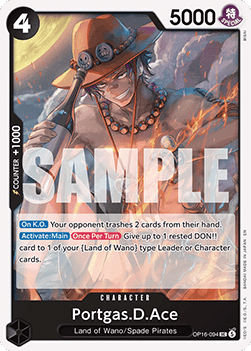 Portgas.D.Ace (OP16-094) - The Time of Battle (Uncommon) [OP16-094] - Cards Beyond