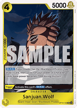 Sanjuan.Wolf (OP16-106) - The Time of Battle (Rare) [OP16-106] - Cards Beyond