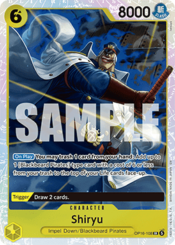 Shiryu (OP16-108) (V.1) - The Time of Battle (Super Rare) [OP16-108] - Cards Beyond