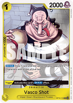 Vasco Shot (OP16-110) - The Time of Battle (Rare) [OP16-110] - Cards Beyond