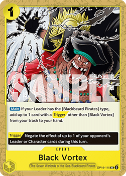 Black Vortex (OP16-115) - The Time of Battle (Uncommon) [OP16-115] - Cards Beyond