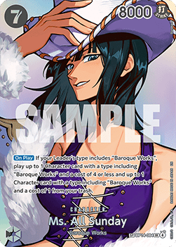 Ms. All Sunday (OP14-084) - The Time of Battle (Special Rare) [OP16-OP14-084] - Cards Beyond