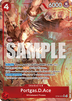 Portgas.D.Ace (ST30-007) (V.2) - Starter Deck: EX Luffy & Ace (Alternate Art) [ST30-007] - Cards Beyond