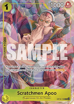 Scratchmen Apoo (OP10-108) (V.1) - Premium Bandai Products (Common) [PB-XX-OP10-108] - Cards Beyond