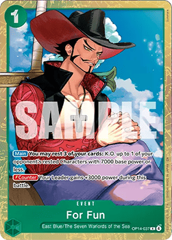 For Fun (OP14-037) (V.1) - Premium Bandai Products (Rare) [PB-XX-OP14-037] - Cards Beyond