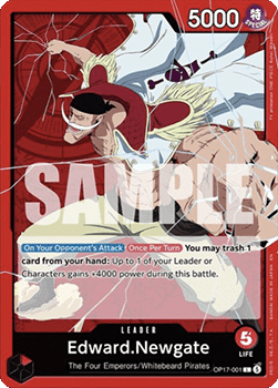 Edward.Newgate (OP17-001) (V.1) - The World’s Strongest Warriors (Leader) [OP17-001] - Cards Beyond