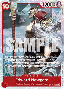 Edward.Newgate (OP17-005) (V.1) - The World’s Strongest Warriors (Super Rare) [OP17-005] - Cards Beyond