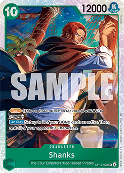 Shanks (OP17-022) (V.1) - The World’s Strongest Warriors (Super Rare) [OP17-022] - Cards Beyond