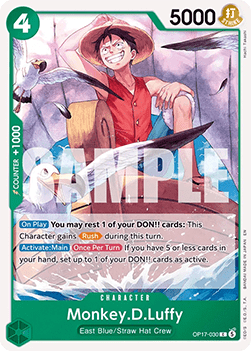 Monkey.D.Luffy (OP17-030) - The World’s Strongest Warriors (Common) [OP17-030] - Cards Beyond