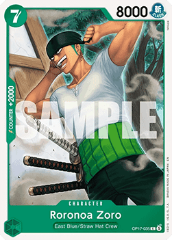 Roronoa Zoro (OP17-035) - The World’s Strongest Warriors (Common) [OP17-035] - Cards Beyond