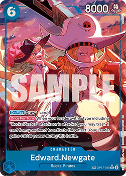 Edward.Newgate (OP17-040) (V.2) - The World’s Strongest Warriors (Treasure Rare) [OP17-040] - Cards Beyond