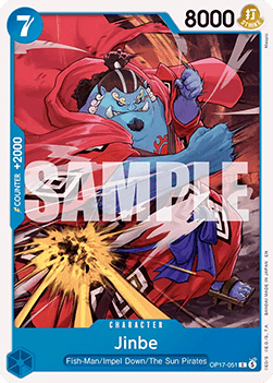Jinbe (OP17-051) - The World’s Strongest Warriors (Common) [OP17-051] - Cards Beyond