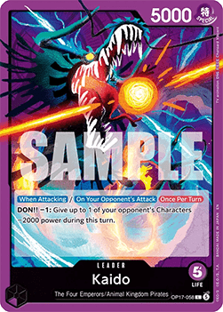 Kaido (OP17-058) (V.1) - The World’s Strongest Warriors (Leader) [OP17-058] - Cards Beyond