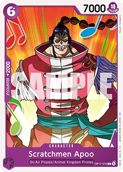 Scratchmen Apoo (OP17-070) (V.1) - The World’s Strongest Warriors (Common) [OP17-070] - Cards Beyond