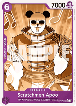 Scratchmen Apoo (OP17-070) (V.2) - The World’s Strongest Warriors (Alternate Art) [OP17-070] - Cards Beyond