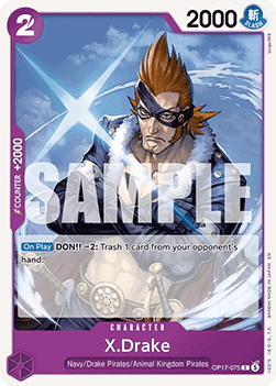 X.Drake (OP17-075) - The World’s Strongest Warriors (Common) [OP17-075] - Cards Beyond