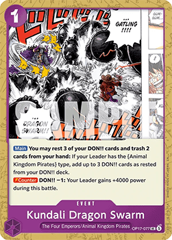 Kundali Dragon Swarm (OP17-077)