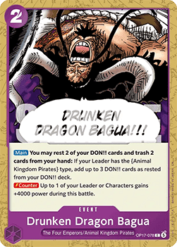 Drunken Dragon Bagua (OP17-078) - The World’s Strongest Warriors (Common) [OP17-078] - Cards Beyond