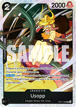 Usopp (OP17-080) (V.1) - The World’s Strongest Warriors (Super Rare) [OP17-080] - Cards Beyond