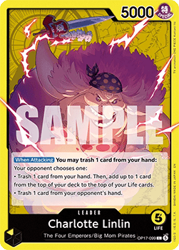 Charlotte Linlin (OP17-099) (V.1) - The World’s Strongest Warriors (Leader) [OP17-099] - Cards Beyond