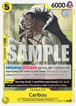 Caribou (OP17-101) - The World’s Strongest Warriors (Common) [OP17-101] - Cards Beyond