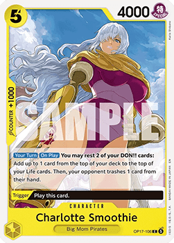 Charlotte Smoothie (OP17-106) - The World’s Strongest Warriors (Common) [OP17-106] - Cards Beyond