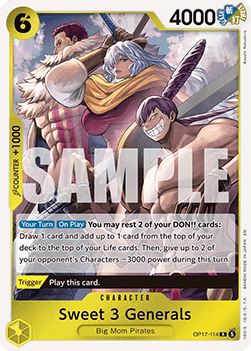 Sweet 3 Generals (OP17-114) (V.1)