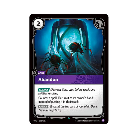 Abandon (UNL - 131) - Cards Beyond