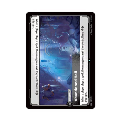 Abandoned Hall (UNL - 205) - Cards Beyond