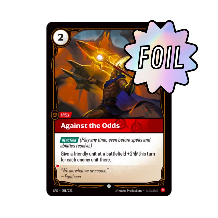 Against the Odds (SFD - 001) - Cards Beyond