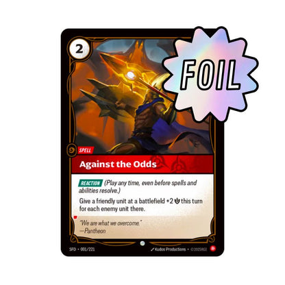 Against the Odds (SFD - 001) - Cards Beyond
