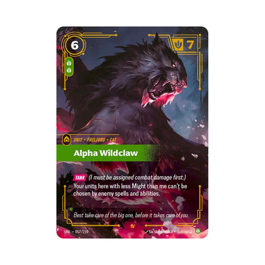 Alpha Wildclaw (UNL - 057) - Cards Beyond