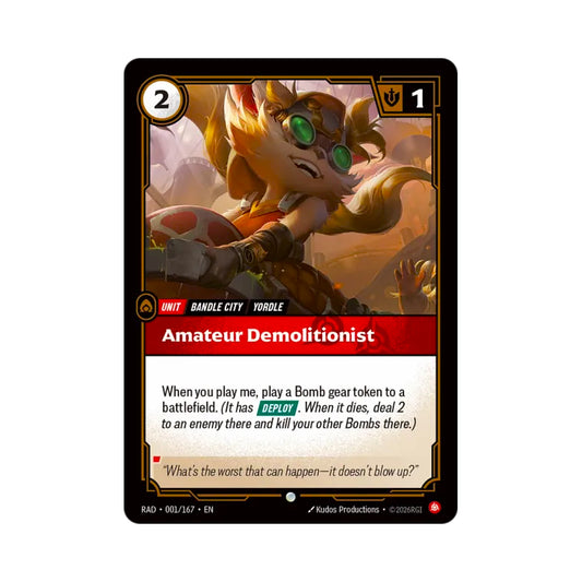 Amateur Demolitionist (RAD-001)