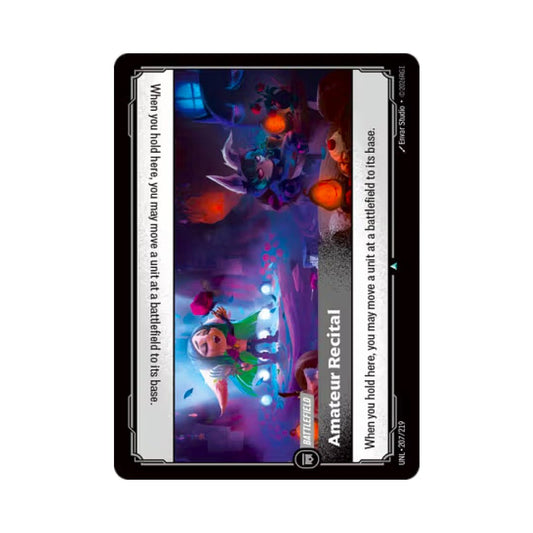 Amateur Recital (UNL - 207) - Cards Beyond