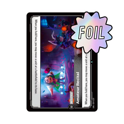 Amateur Recital (UNL - 207) - Cards Beyond