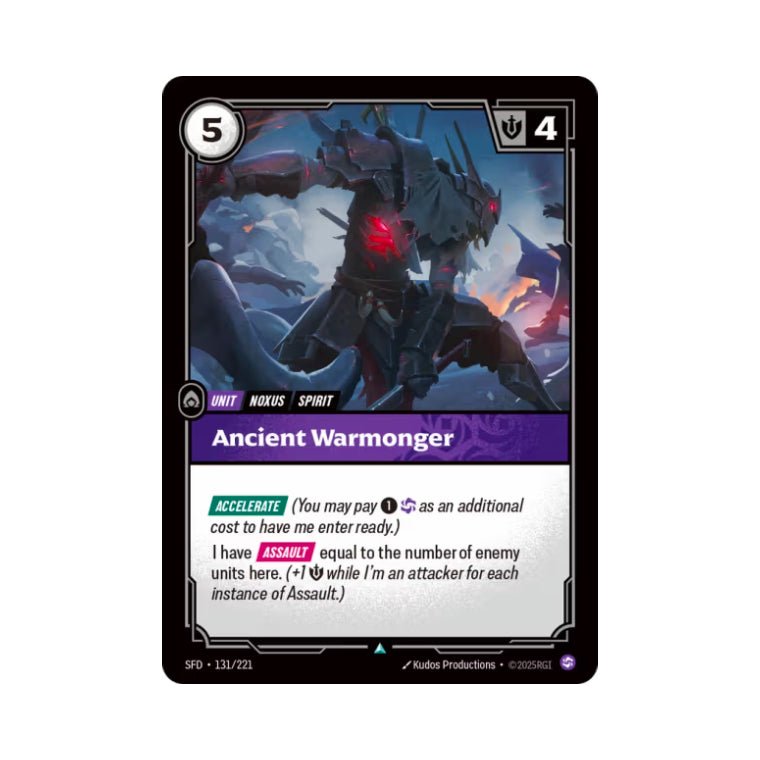 Ancient Warmonger (SFD - 131) - Cards Beyond