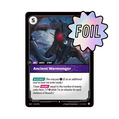 Ancient Warmonger (SFD - 131) - Cards Beyond